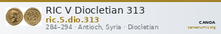 RIC V Diocletian 313 — CANOA
