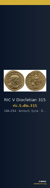 RIC V Diocletian 315 — CANOA