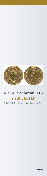 RIC V Diocletian 316 — CANOA