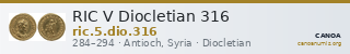 RIC V Diocletian 316 — CANOA