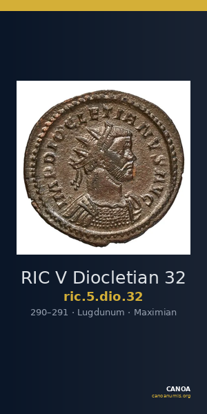 RIC V Diocletian 32 — CANOA