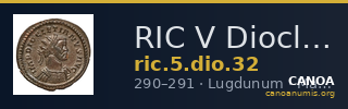 RIC V Diocletian 32 — CANOA