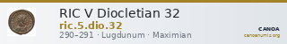 RIC V Diocletian 32 — CANOA