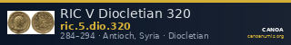 RIC V Diocletian 320 — CANOA