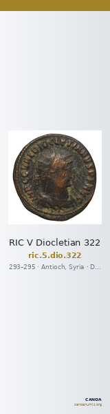 RIC V Diocletian 322 — CANOA