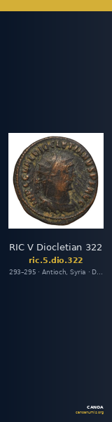 RIC V Diocletian 322 — CANOA