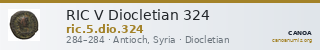 RIC V Diocletian 324 — CANOA