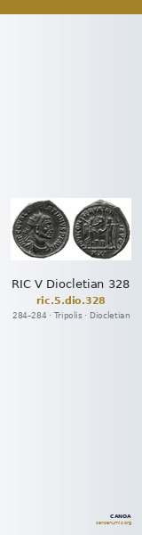 RIC V Diocletian 328 — CANOA