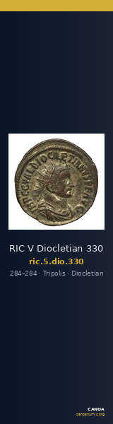 RIC V Diocletian 330 — CANOA