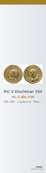 RIC V Diocletian 334 — CANOA