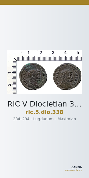 RIC V Diocletian 338 — CANOA