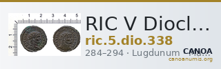 RIC V Diocletian 338 — CANOA