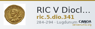 RIC V Diocletian 341 — CANOA