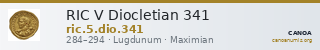 RIC V Diocletian 341 — CANOA