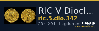 RIC V Diocletian 342 — CANOA