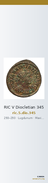 RIC V Diocletian 345 — CANOA