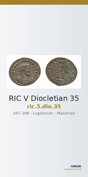 RIC V Diocletian 35 — CANOA