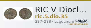 RIC V Diocletian 35 — CANOA