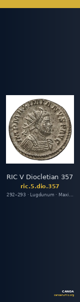 RIC V Diocletian 357 — CANOA