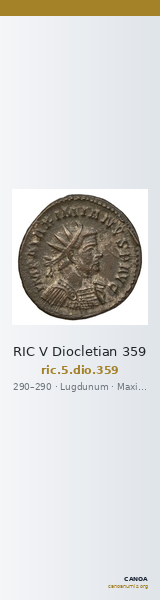 RIC V Diocletian 359 — CANOA