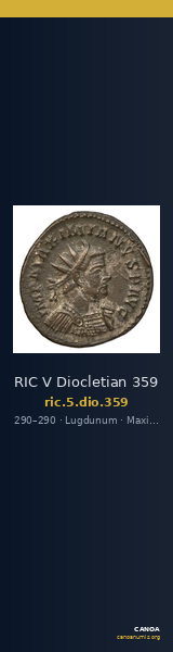 RIC V Diocletian 359 — CANOA