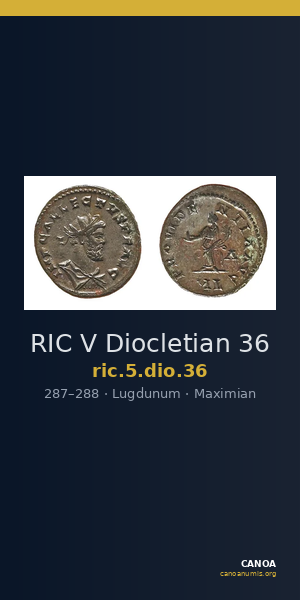 RIC V Diocletian 36 — CANOA