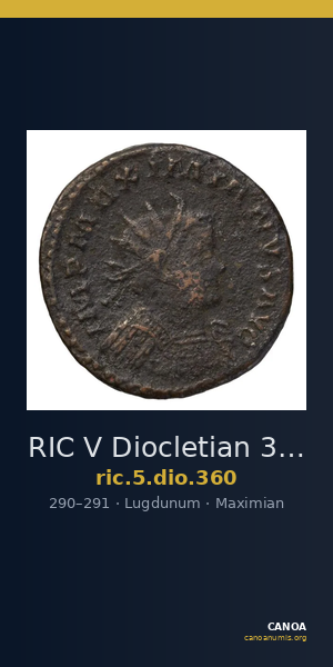 RIC V Diocletian 360 — CANOA