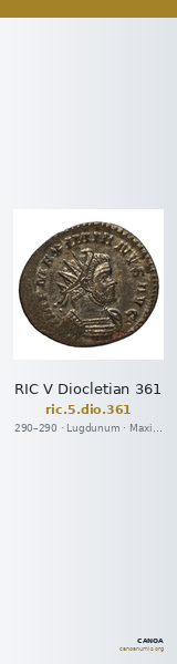 RIC V Diocletian 361 — CANOA
