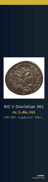 RIC V Diocletian 361 — CANOA