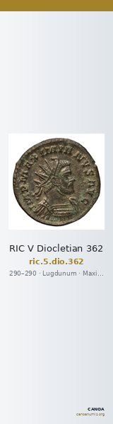 RIC V Diocletian 362 — CANOA