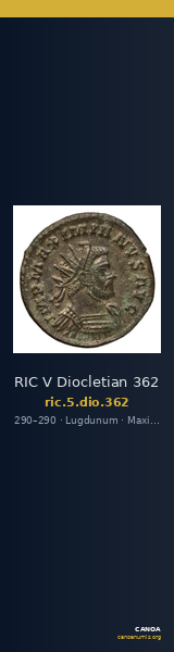 RIC V Diocletian 362 — CANOA