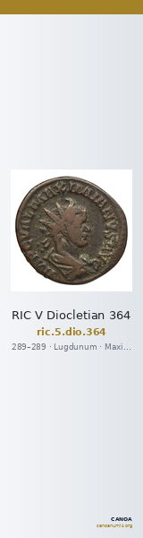 RIC V Diocletian 364 — CANOA