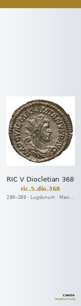 RIC V Diocletian 368 — CANOA
