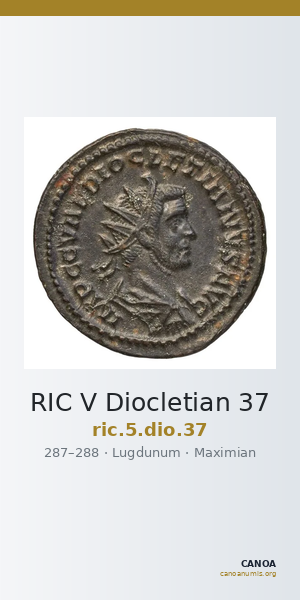 RIC V Diocletian 37 — CANOA