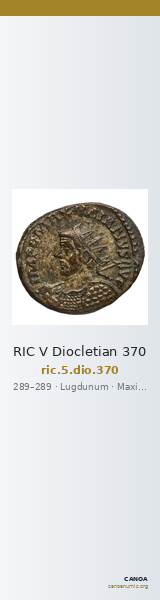 RIC V Diocletian 370 — CANOA