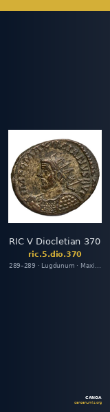 RIC V Diocletian 370 — CANOA