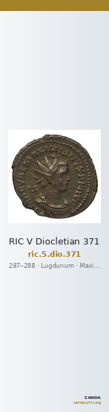 RIC V Diocletian 371 — CANOA