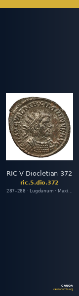 RIC V Diocletian 372 — CANOA