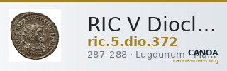 RIC V Diocletian 372 — CANOA