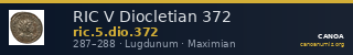 RIC V Diocletian 372 — CANOA