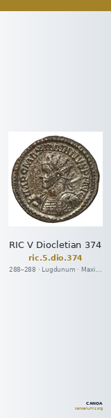RIC V Diocletian 374 — CANOA