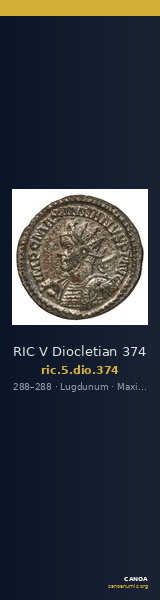 RIC V Diocletian 374 — CANOA