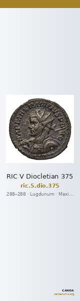 RIC V Diocletian 375 — CANOA