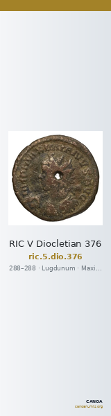 RIC V Diocletian 376 — CANOA