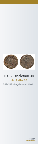 RIC V Diocletian 38 — CANOA
