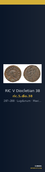 RIC V Diocletian 38 — CANOA