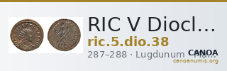 RIC V Diocletian 38 — CANOA