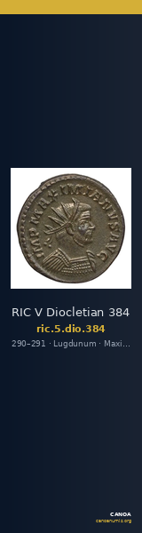 RIC V Diocletian 384 — CANOA