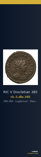 RIC V Diocletian 385 — CANOA