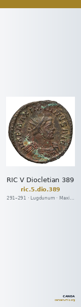 RIC V Diocletian 389 — CANOA
